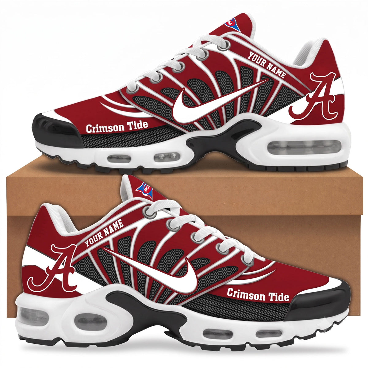 Alabama Crimson Tide | Premium NCAA Custom Team Air Max Shoes