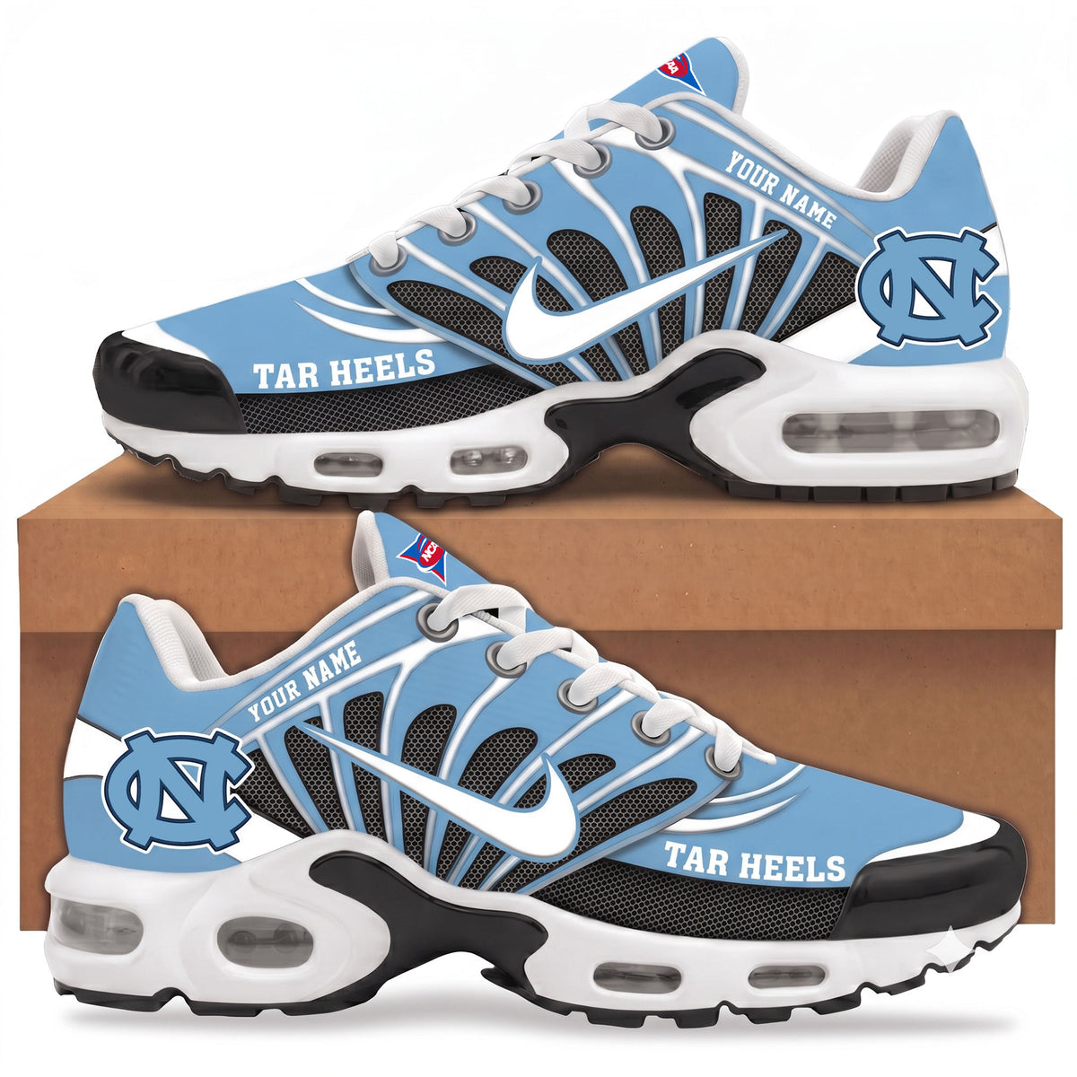 North Carolina Tar Heels | Premium NCAA Custom Team Air Max Shoes