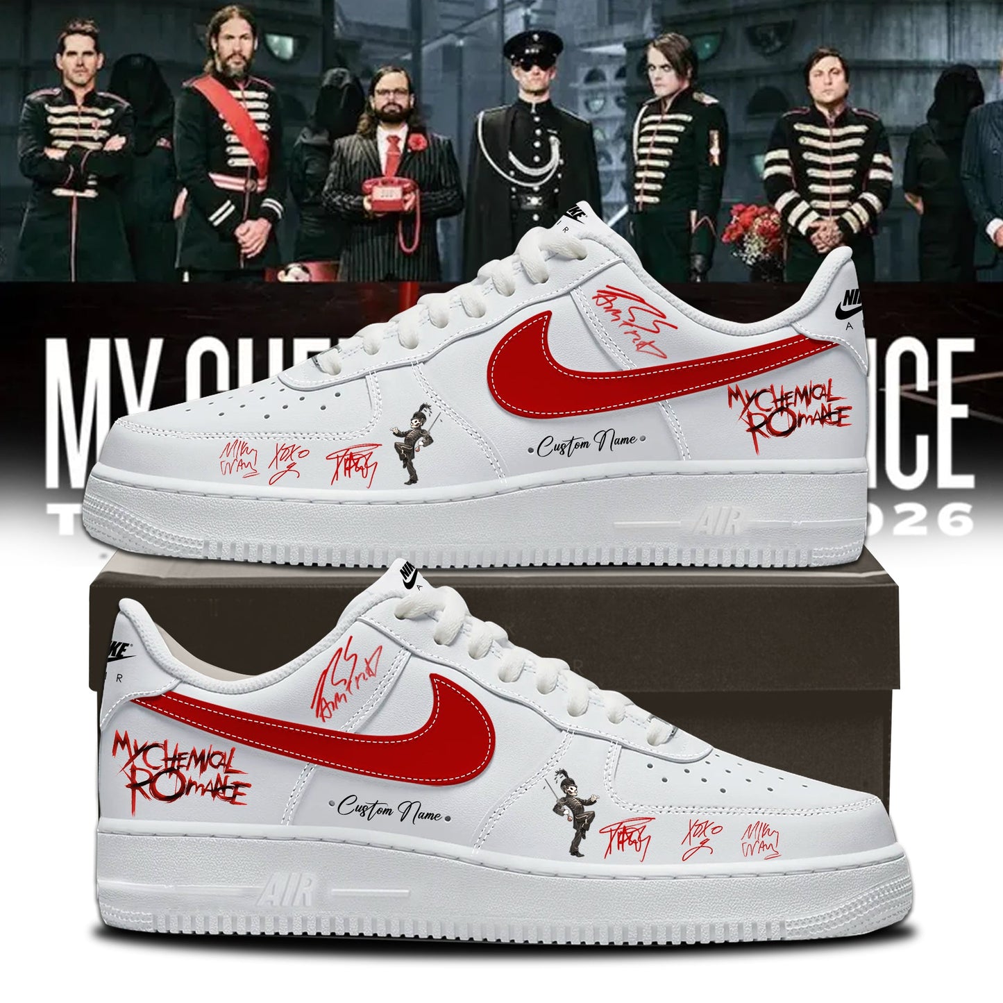 .MCR The Black Parade 2026 Tour New Merch Shoes | LA10