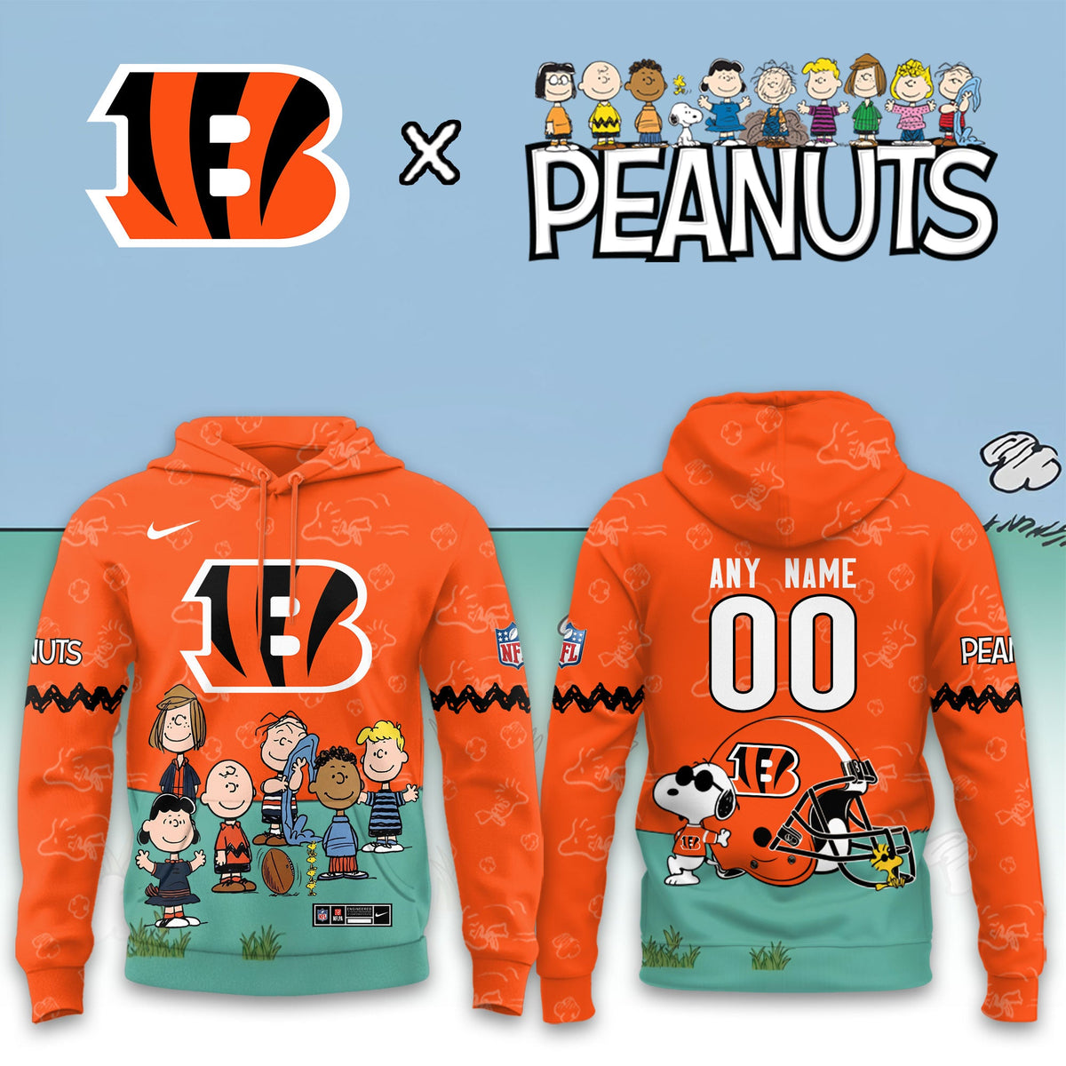 Cincinnati Bengals x Peanuts Snoopy 2026 Special Edition Custom Hoodie