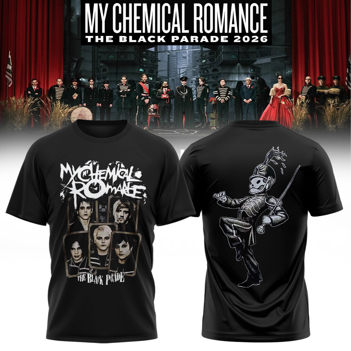 My Chemical Romance Limited Edition Signature shirt | GV29