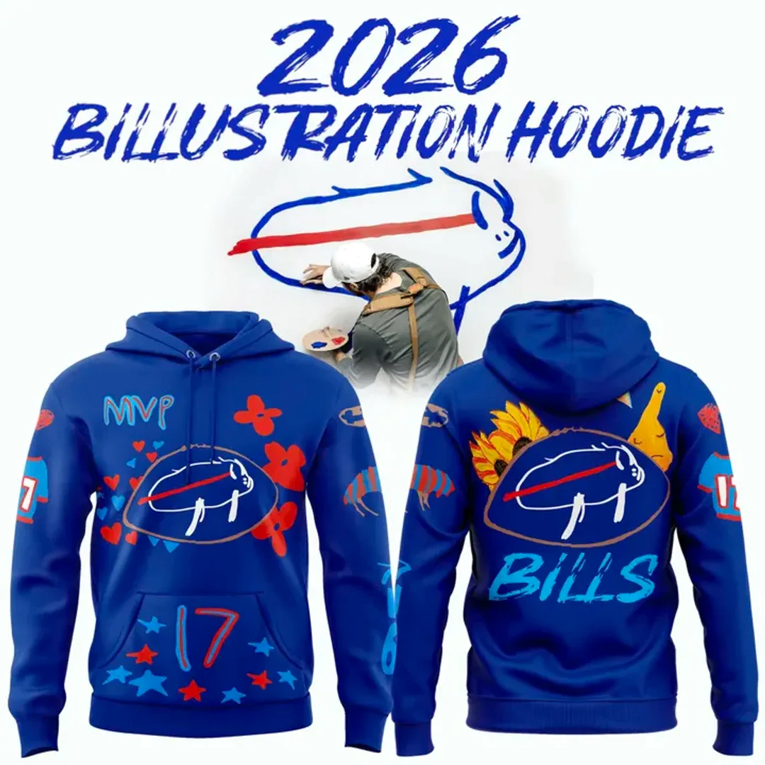 Buffalo Bills Billustration 2026 Limited Edition Hoodie | CL72