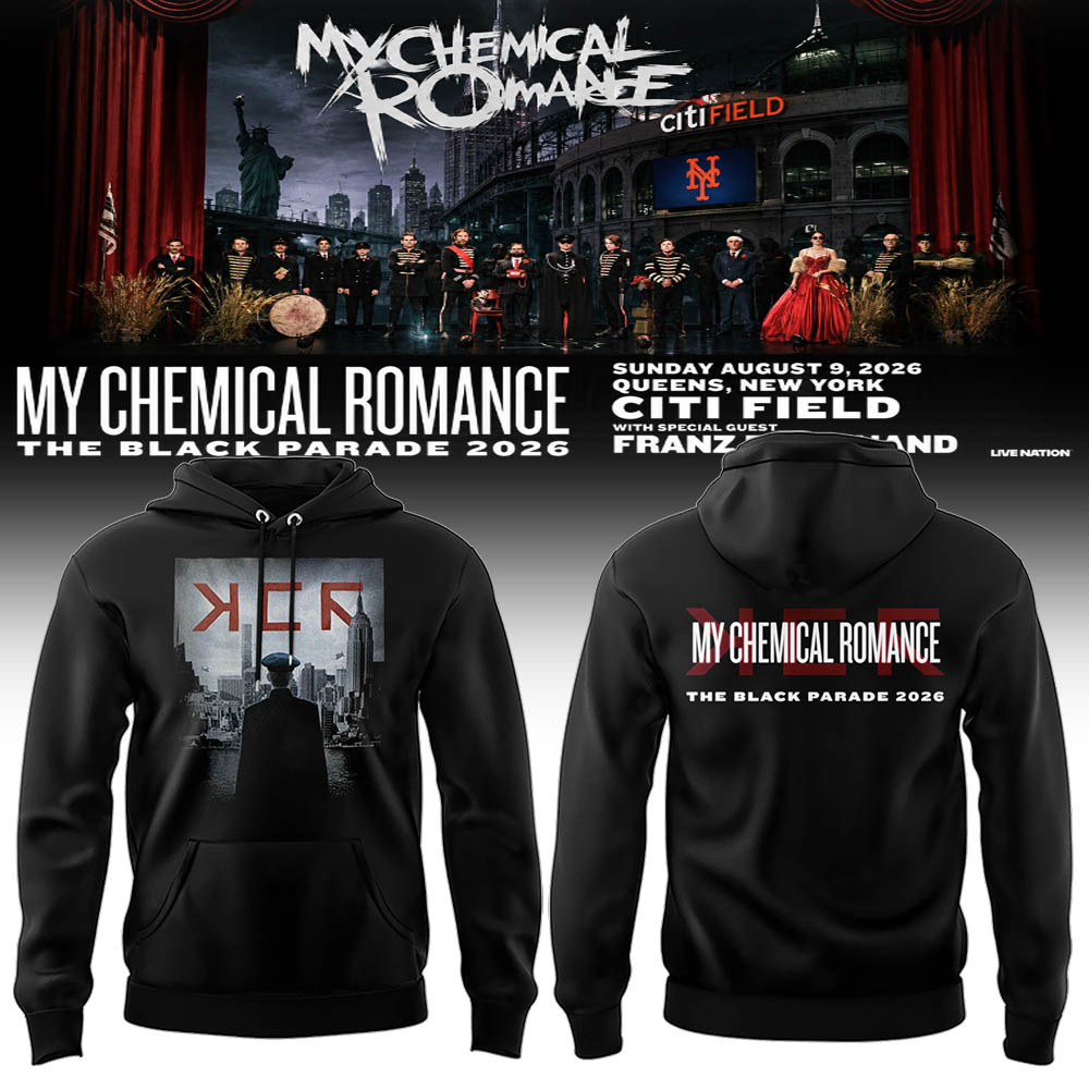 Limited Edition MCR Long Live The Black Parade Tour US 2026 Hoodie | DF41