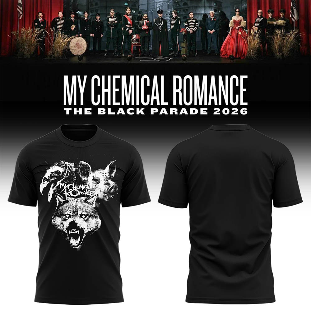 Limited Edition MCR Long Live The Black Parade Tour US 2026 At Washington D.C Tshirt- | UT63