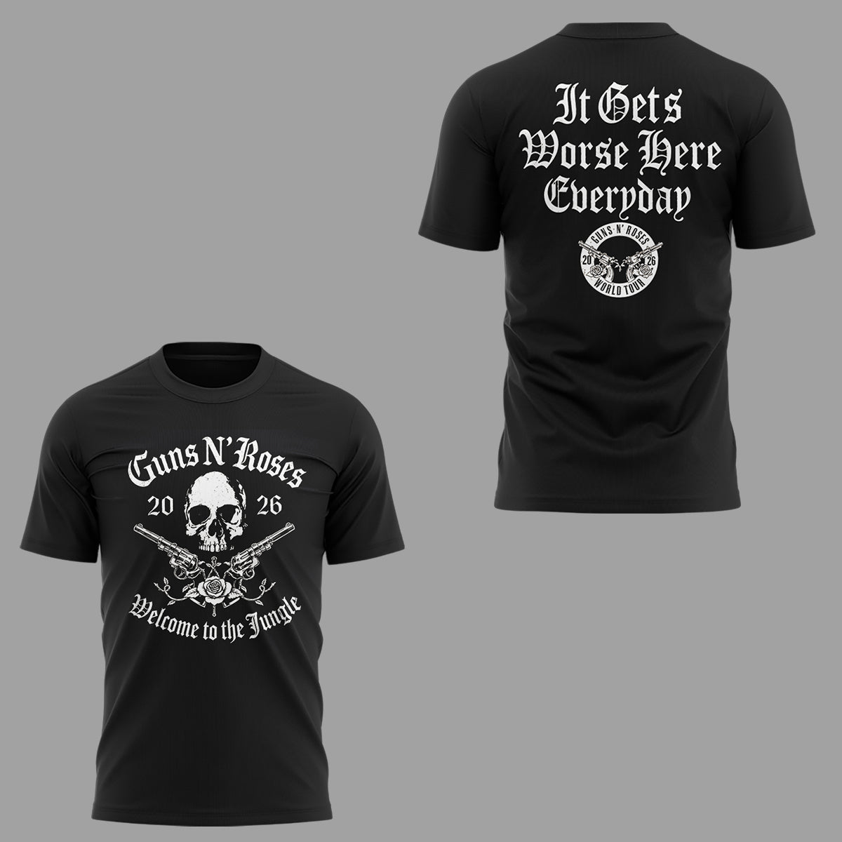 Limited Edition Guns N' Roses Tour 2026 TShirt | HX38