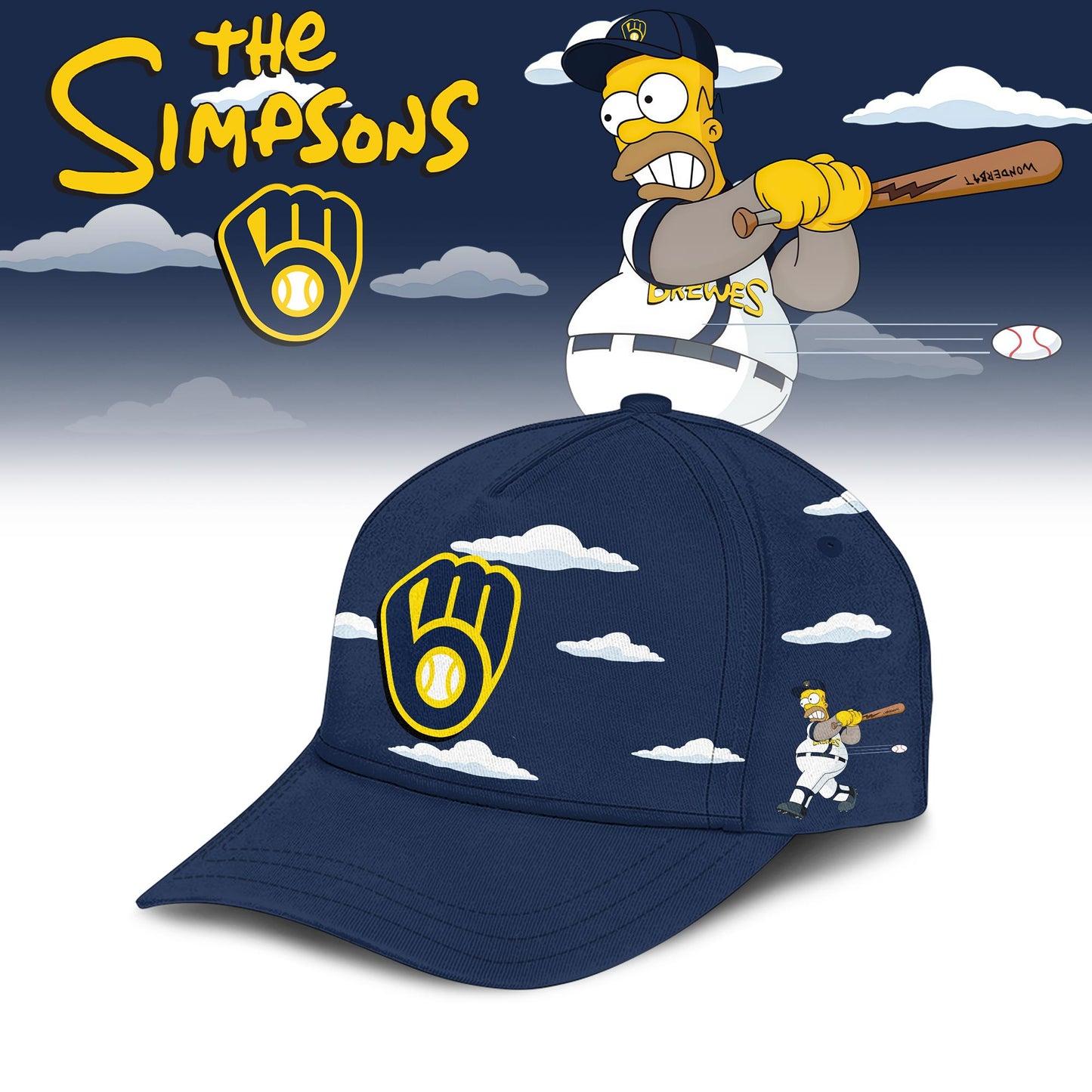 Milwaukee Brewers x The Simpsons 2026 Limited Edition Jersey