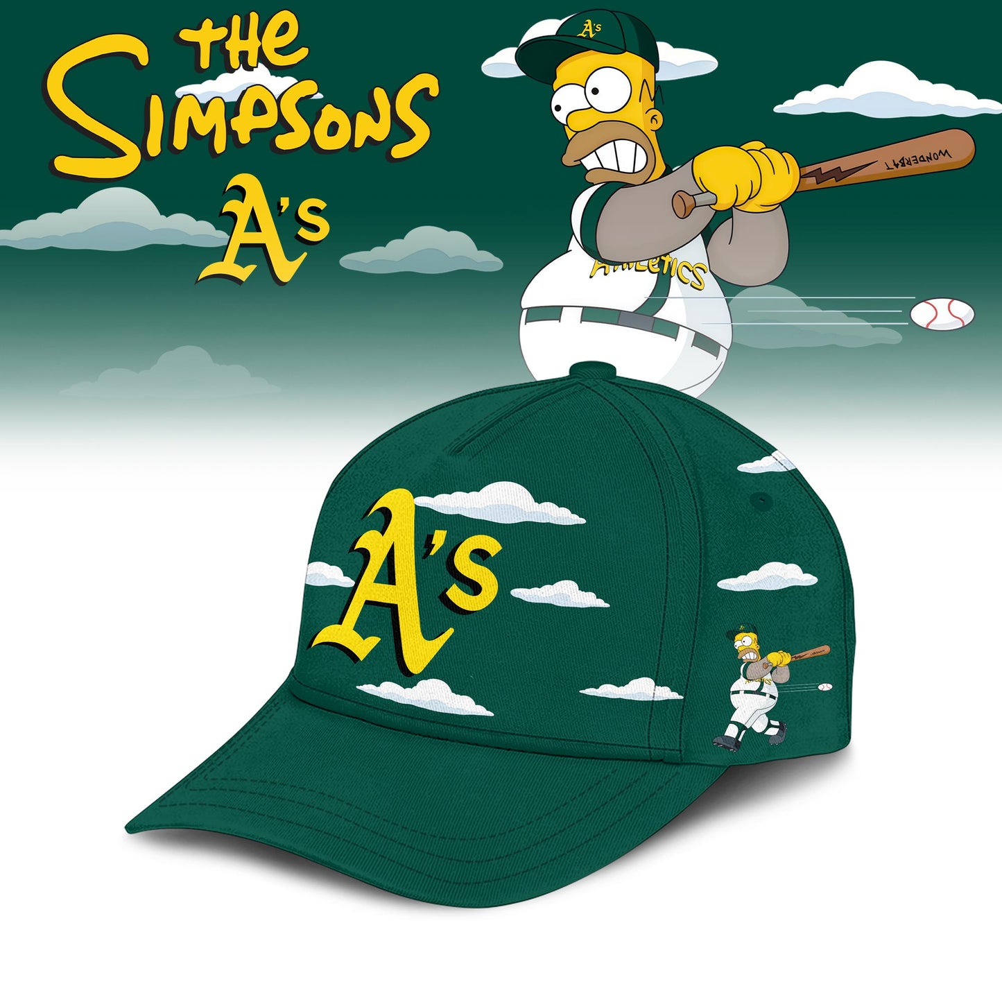 Oakland Athletics x The Simpsons 2026 Limited Edition Jersey