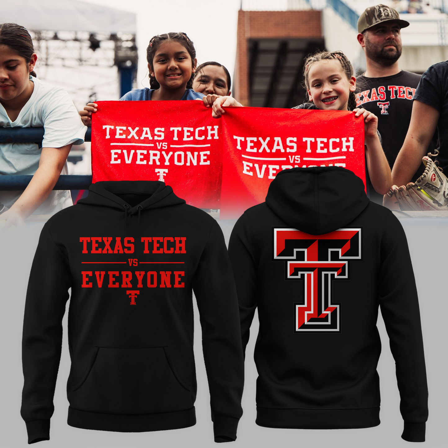 Texas Tech Special "Texas Tech Vs Everyone" Limited Edition Hoodie | IO74
