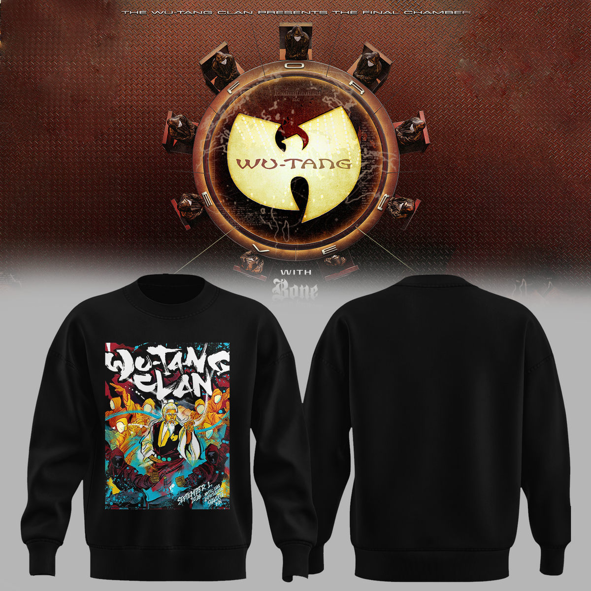Wu-Tang Clan "The Final Chamber" Concert Poster Graphic Sweatshirt | OK21