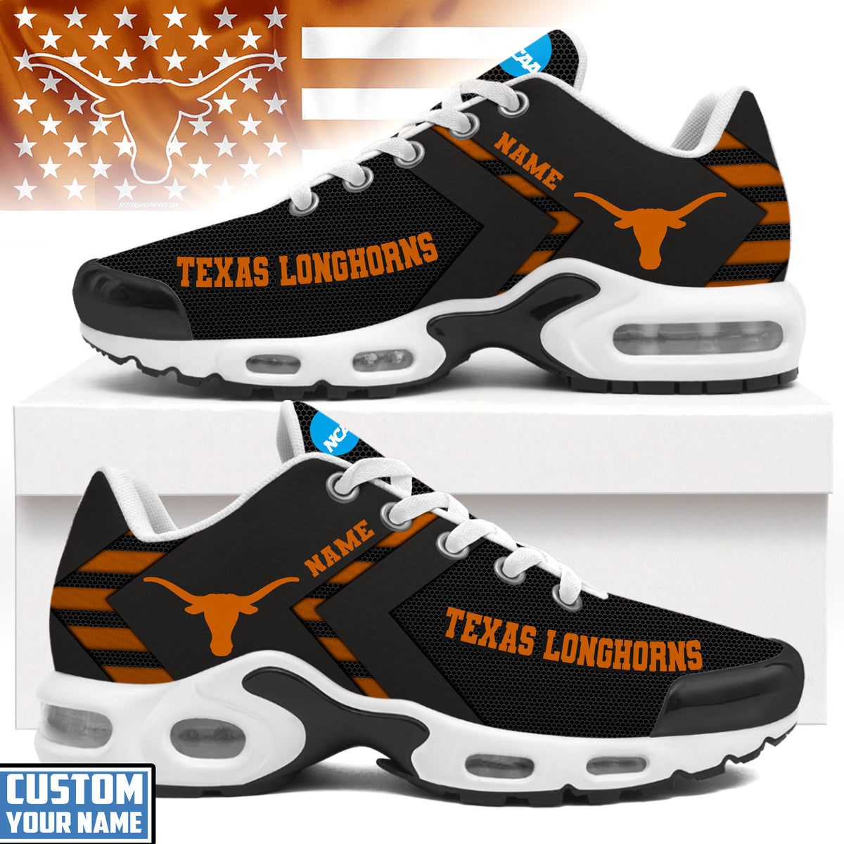 Texas Longhorns | Personalized Air Max Shoes Limited Edition | PH25