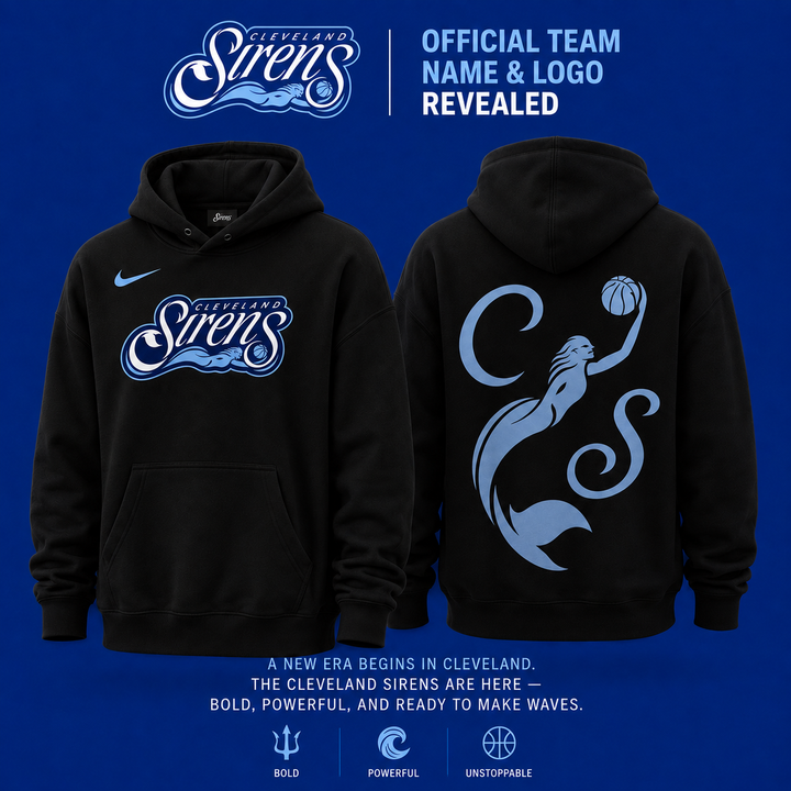 Cleveland Sirens Black Hoodie | HG27