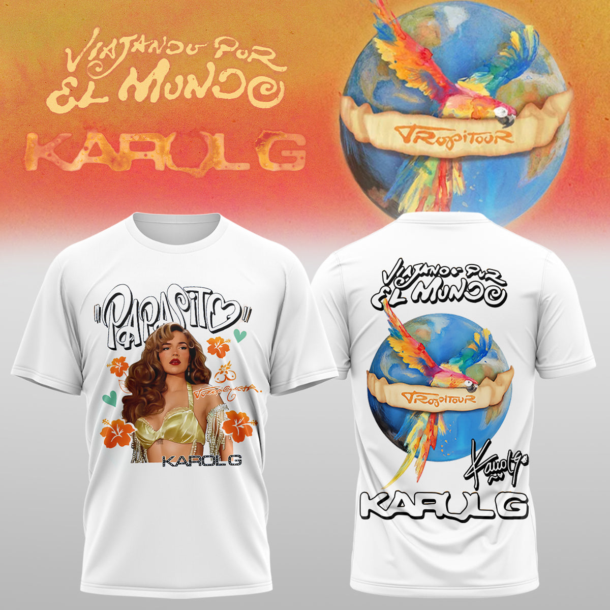 Karol G - Nos Vamos de Tour 2026 Limited Edition Signature Shirt | DC69