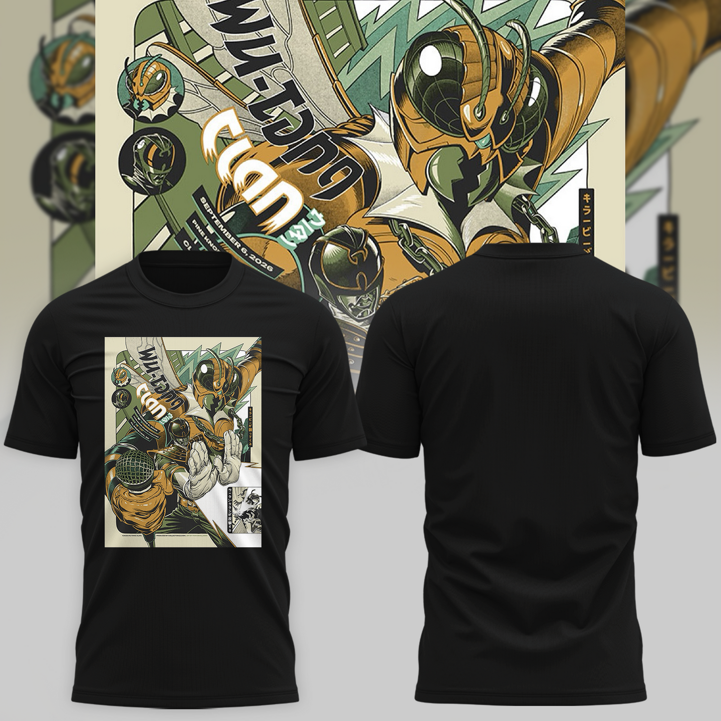 Wu-Tang Clan Clarkston MI 2026 Event Poster Live At Pine Knob Music Theatre On September 6 2026 T-Shirt | XG48