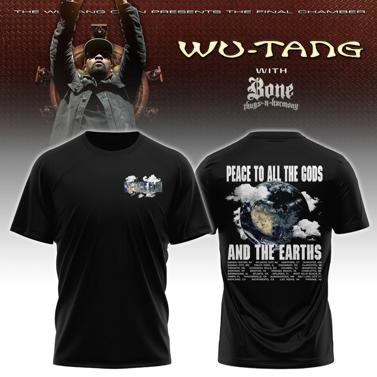 Wu-Tang Clan x The Final Chamber Tour Tshirt | CI23