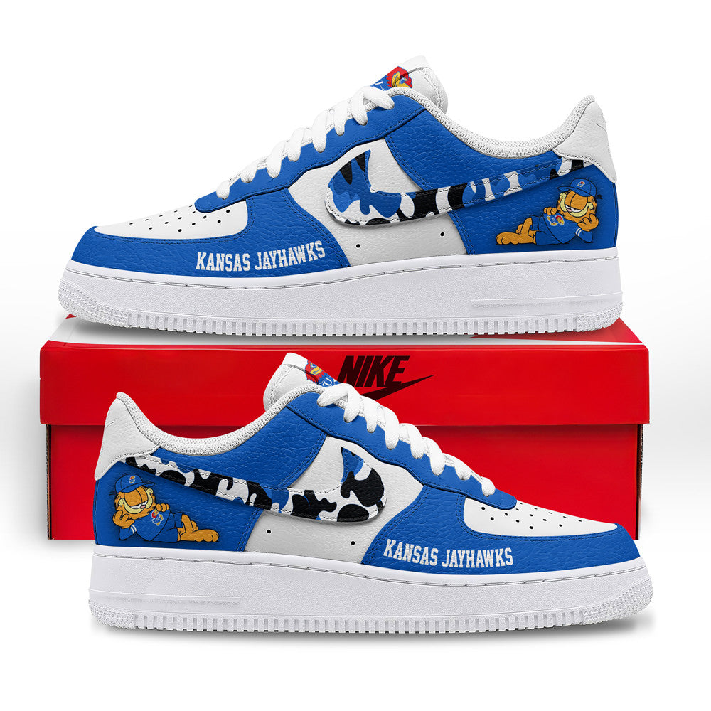Kansas Jayhawks | Premium NCAA Only Show Up AF1 Shoes