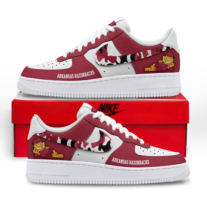 Arkansas Razorbacks | Premium NCAA Only Show Up AF1 Shoes