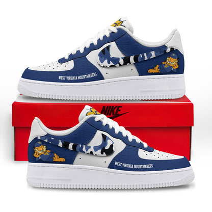 West Virginia Mountaineers | Premium NCAA Only Show Up AF1 Shoes