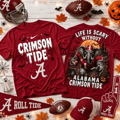 Alabama Crimson Tide | Premium NCAA Halloween 3D Shirt NY