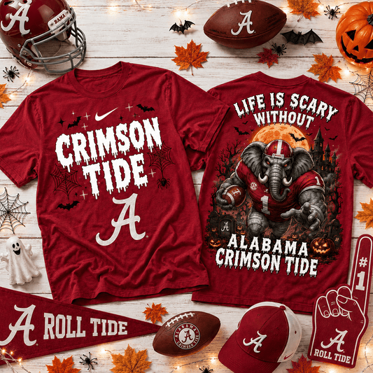 Alabama Crimson Tide | Premium NCAA Halloween 3D Shirt NY