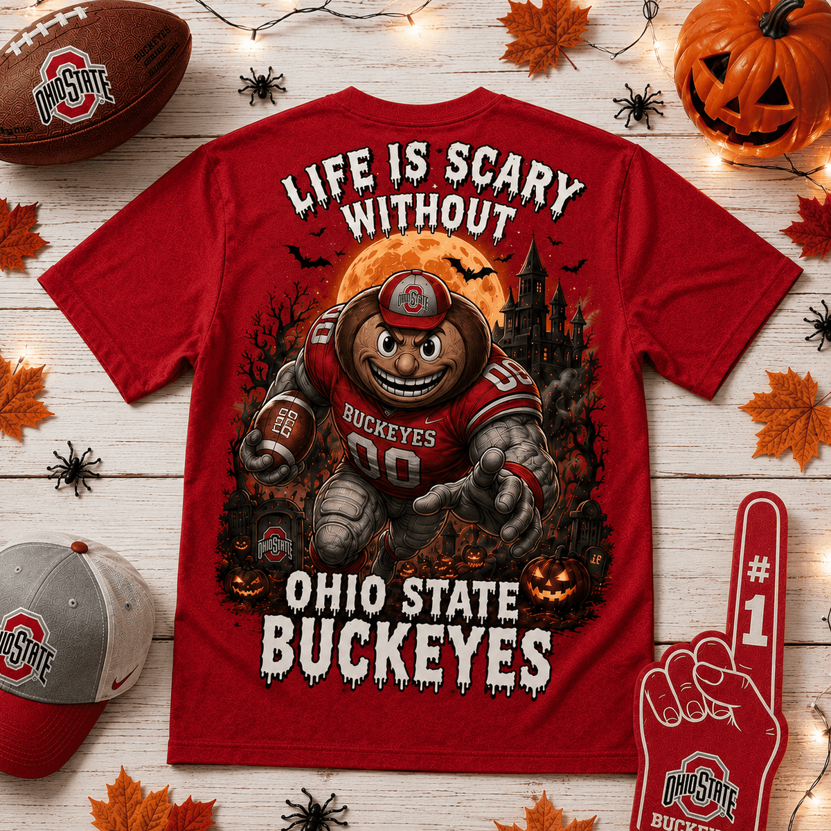 Ohio State Buckeyes | Premium NCAA Halloween 3D Shirt NY