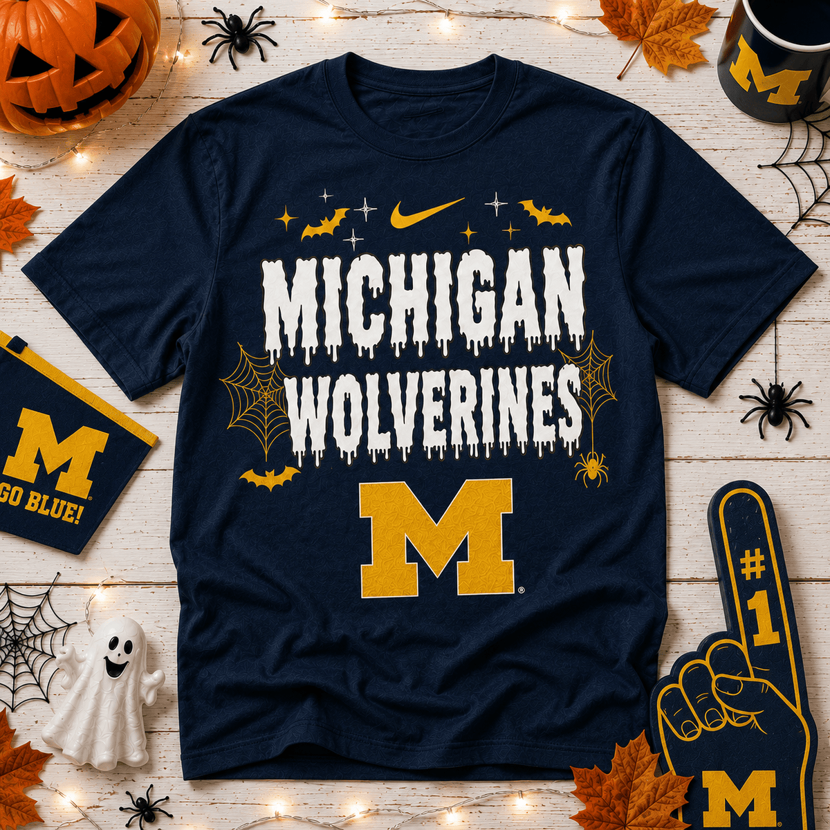 Michigan Wolverines | Premium NCAA Halloween 3D Shirt NY