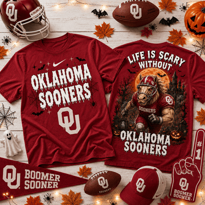 Oklahoma Sooners | Premium NCAA Halloween 3D Shirt NY