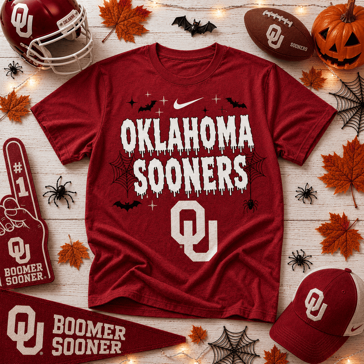 Oklahoma Sooners | Premium NCAA Halloween 3D Shirt NY