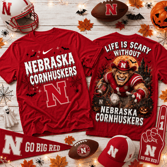 Nebraska Cornhuskers | Premium NCAA Halloween 3D Shirt NY