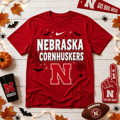 Nebraska Cornhuskers | Premium NCAA Halloween 3D Shirt NY