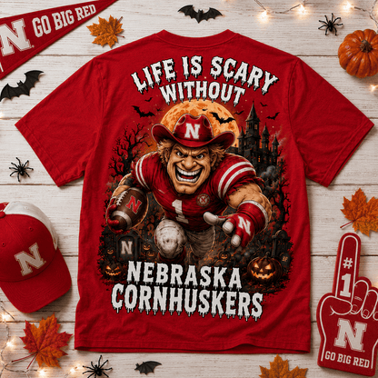 Nebraska Cornhuskers | Premium NCAA Halloween 3D Shirt NY