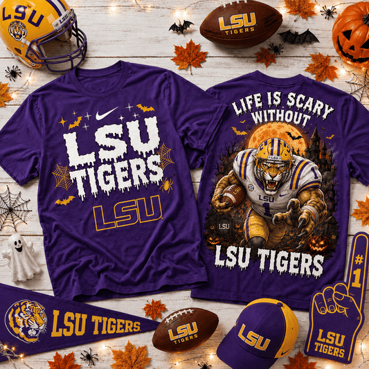 LSU Tigers | Premium NCAA Halloween 3D Shirt NY