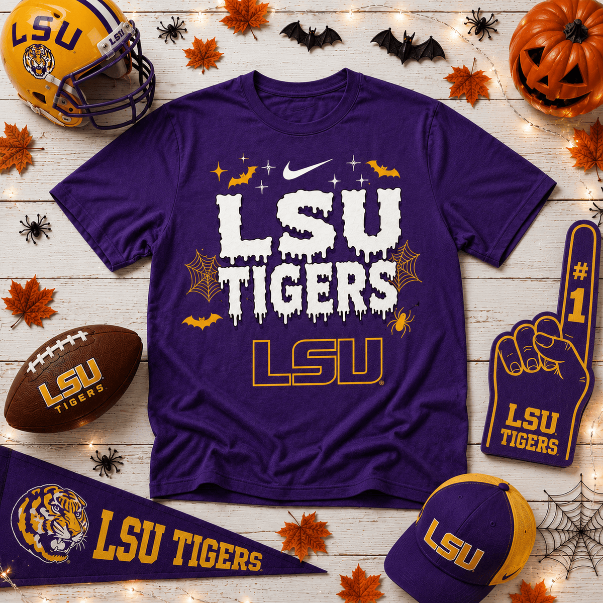 LSU Tigers | Premium NCAA Halloween 3D Shirt NY