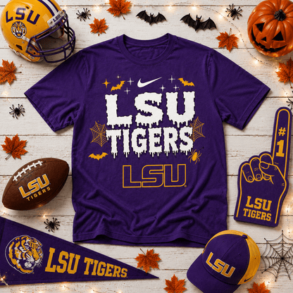 LSU Tigers | Premium NCAA Halloween 3D Shirt NY