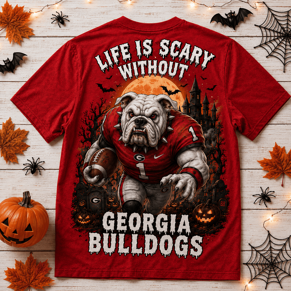 Georgia Bulldogs | Premium NCAA Halloween 3D Shirt NY