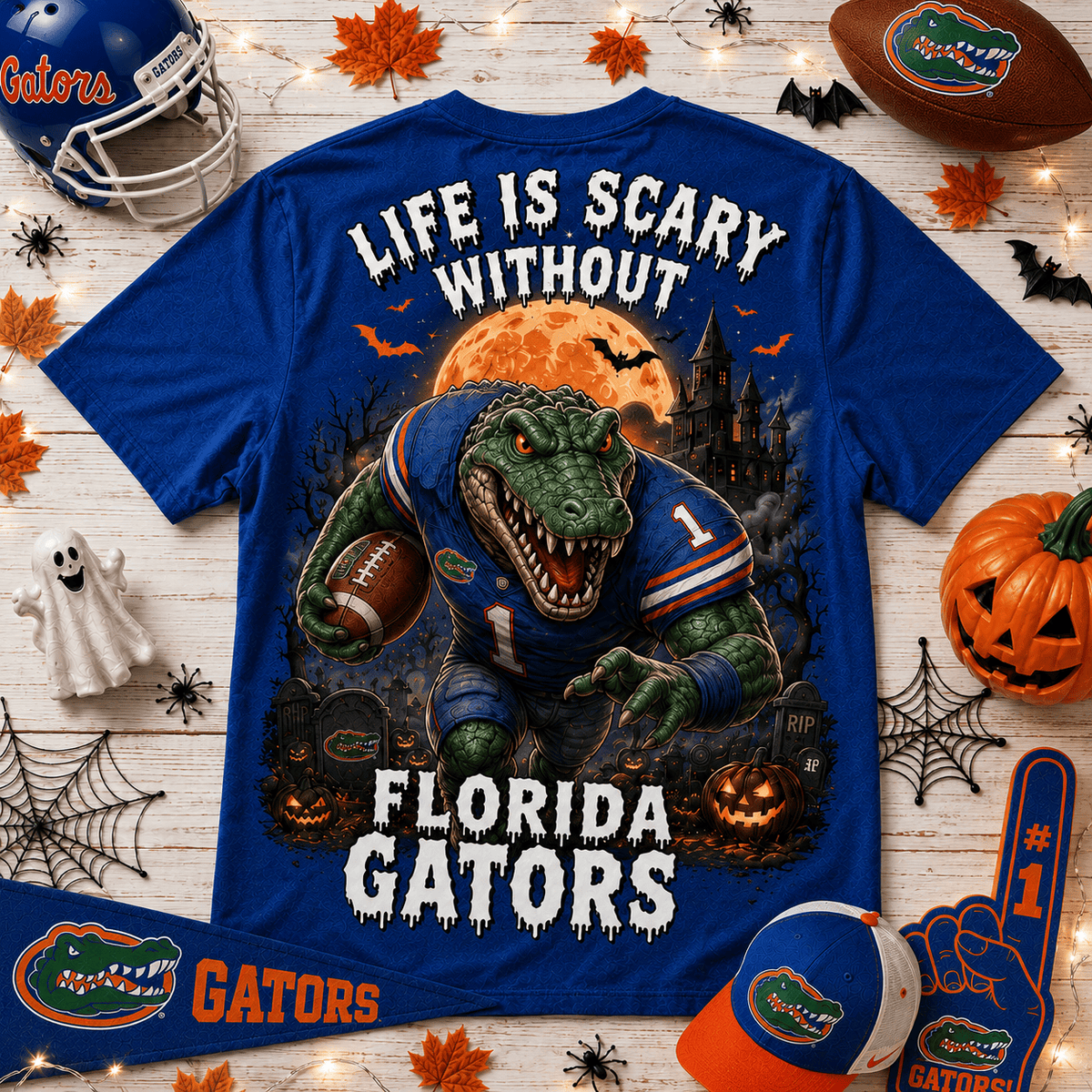 Florida Gators | Premium NCAA Halloween 3D Shirt NY
