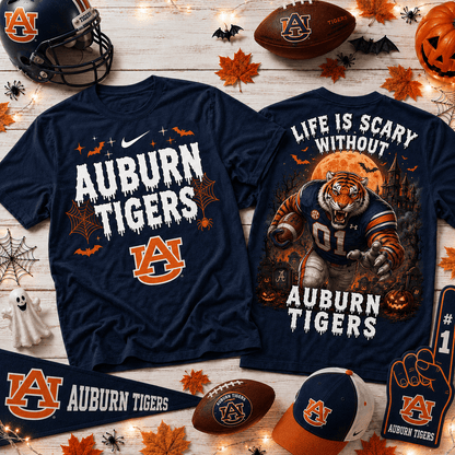 Auburn Tigers | Premium NCAA Halloween 3D Shirt NY