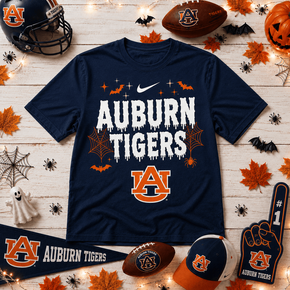 Auburn Tigers | Premium NCAA Halloween 3D Shirt NY
