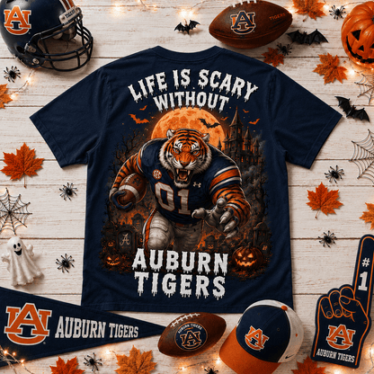 Auburn Tigers | Premium NCAA Halloween 3D Shirt NY