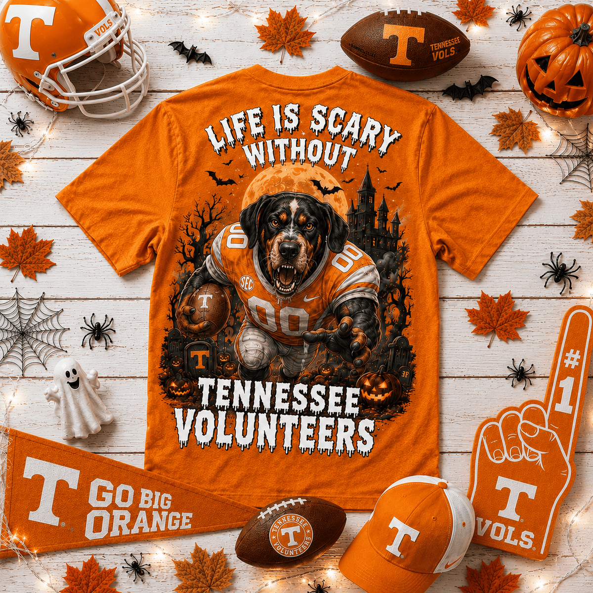 Tennessee Volunteers | Premium NCAA Halloween 3D Shirt NY