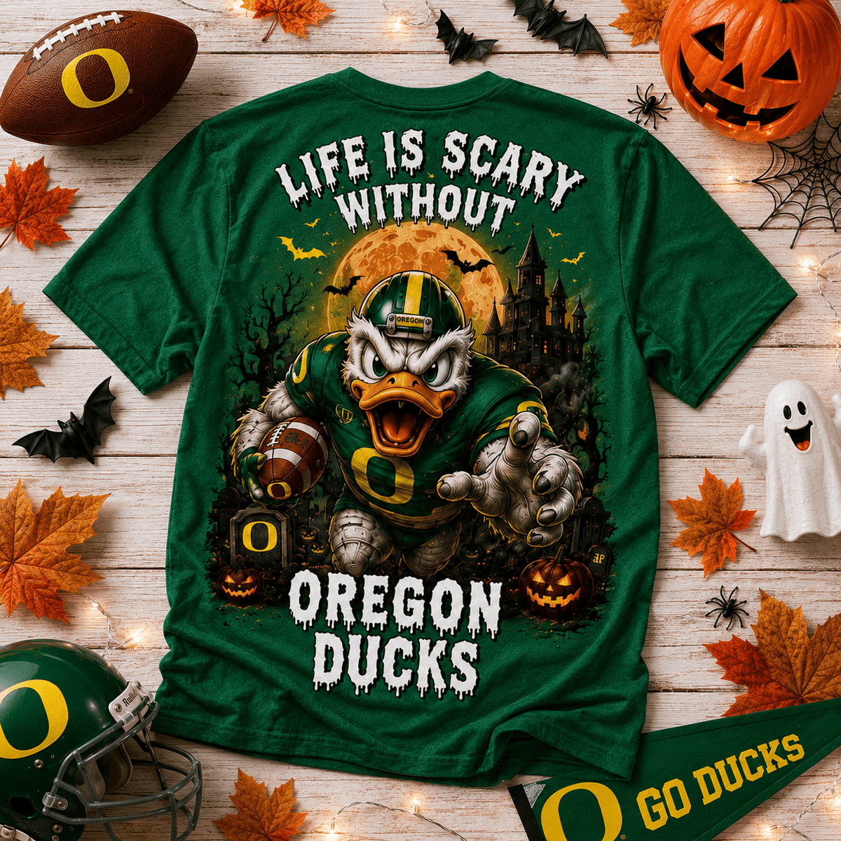 Oregon Ducks | Premium NCAA Halloween 3D Shirt NY