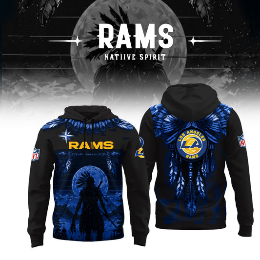 Limited Editon Los Angeles Rams Native Spirit Heritage 2026 Hoodie