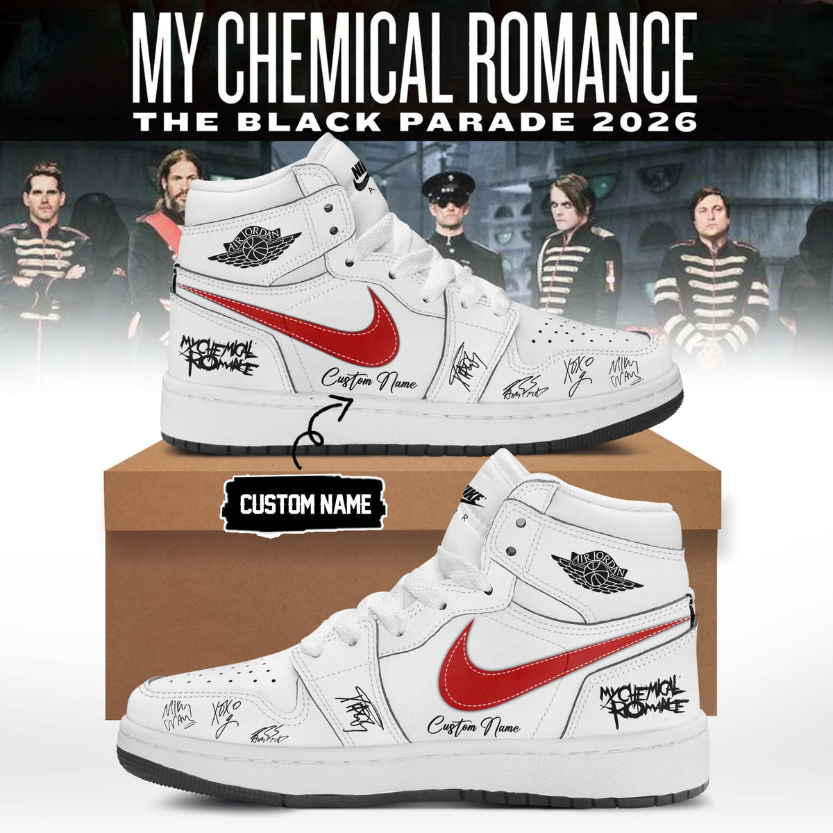 .MCR The Black Parade 2026 Tour New Merch Shoes | DI78