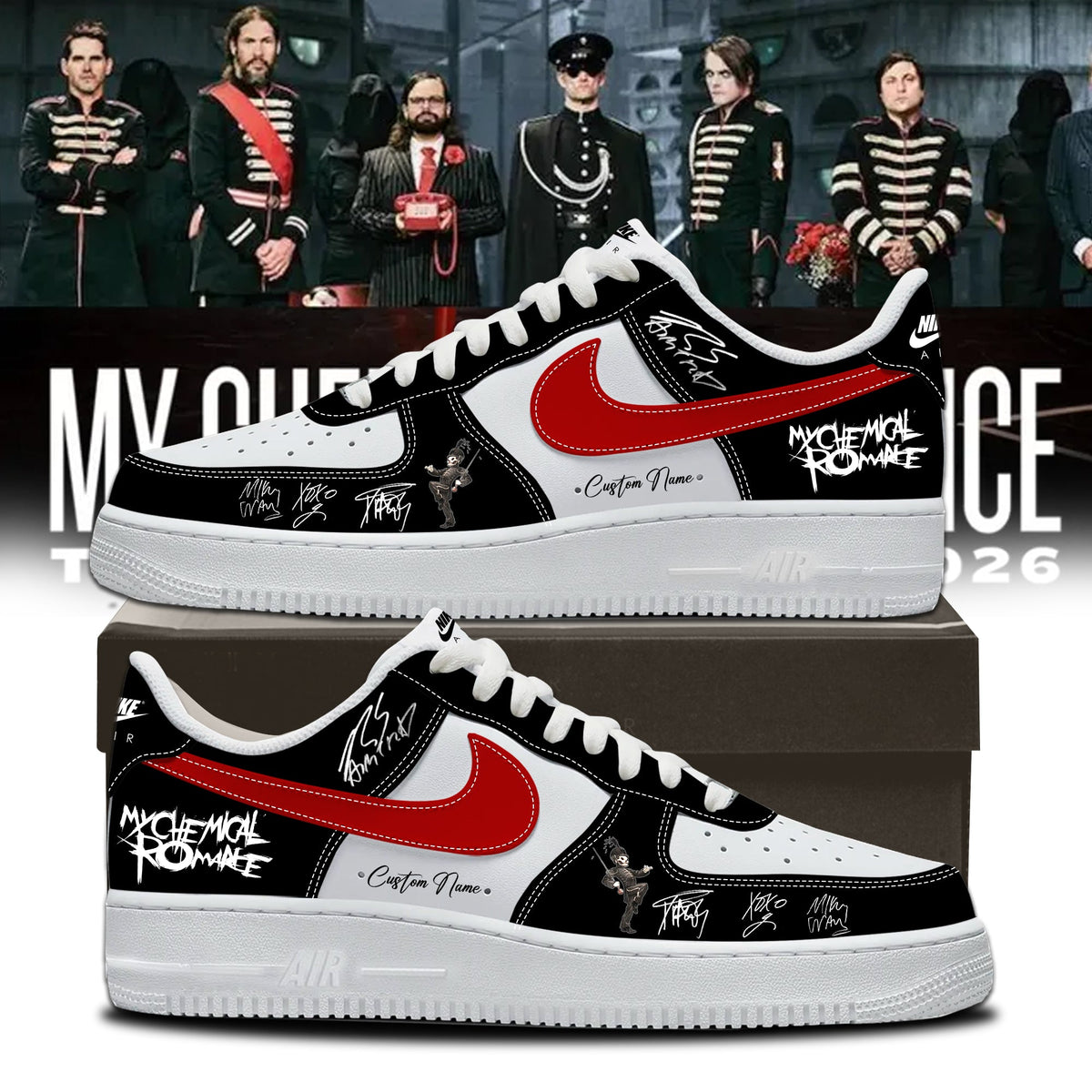 .MCR The Black Parade 2026 Tour New Merch Shoes | HU31