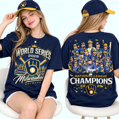2026 Brewers National League Champions World Series Shirt