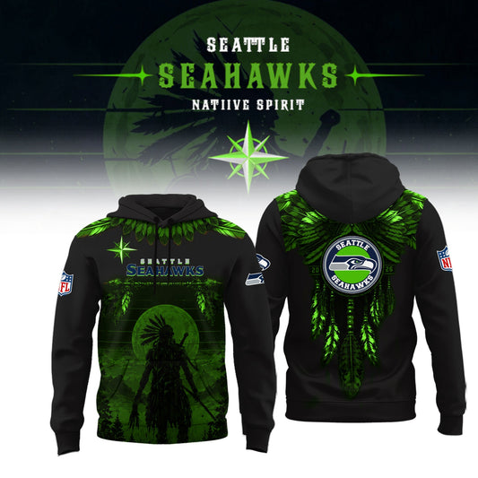Limited Editon Seattle Seahawks Native Spirit Heritage 2026 Hoodie