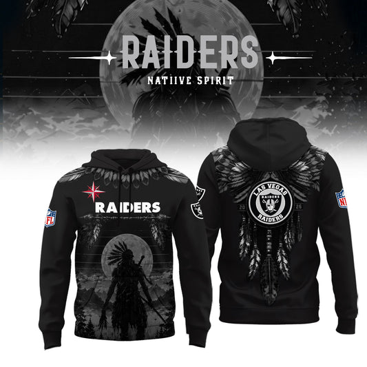 Limited Editon Las Vegas Raiders Native Spirit Heritage 2026 Hoodie