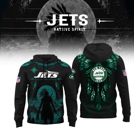 Limited Editon New York Jets Native Spirit Heritage 2026 Hoodie