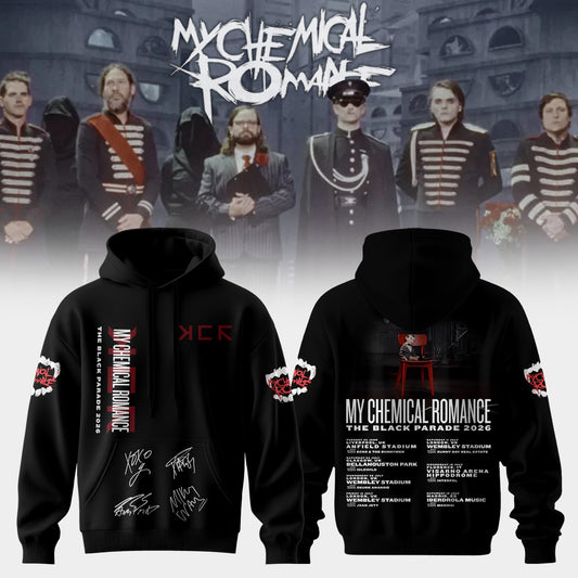 MCR The Black Parade 2026 Tour Limited Edition Signature - Hoodie | WF40