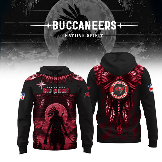 Limited Editon Tampa Bay Buccaneers Native Spirit Heritage 2026 Hoodie