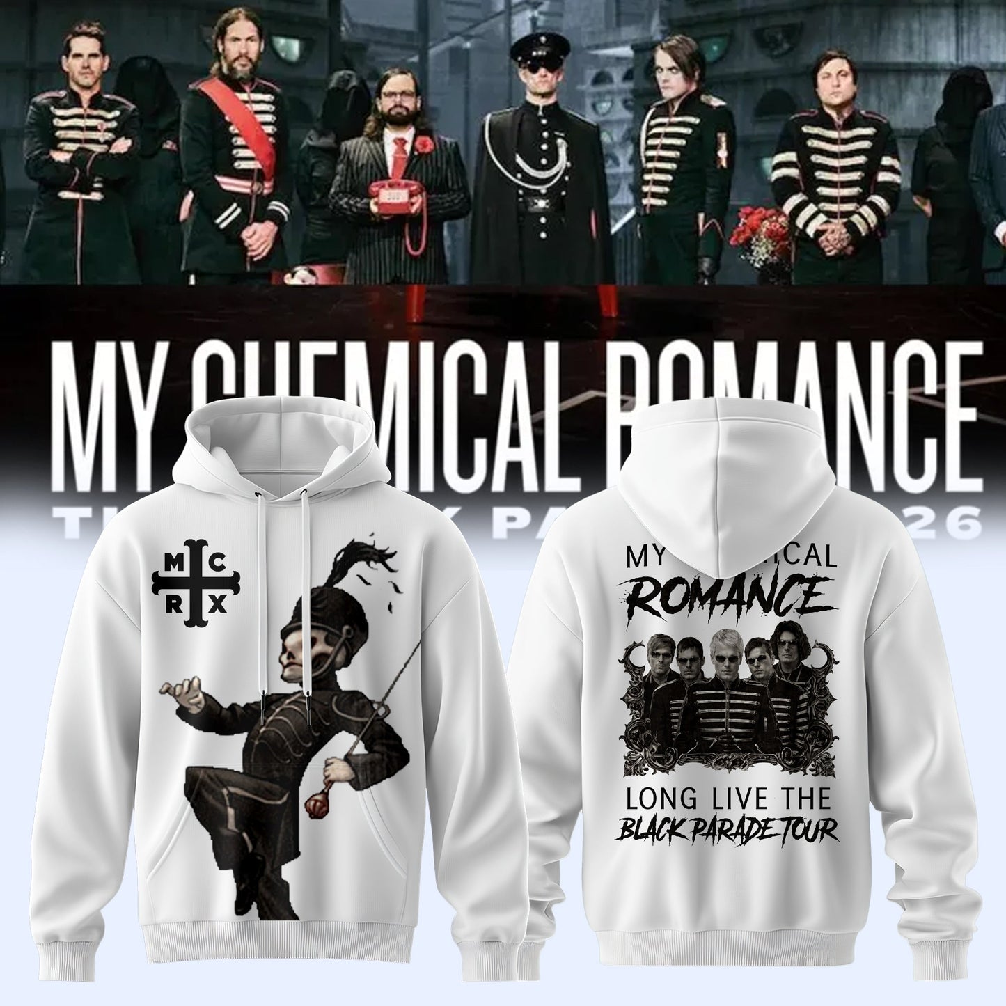 MCR The Black Parade 2026 Tour Limited Edition Signature - Hoodie | WE77